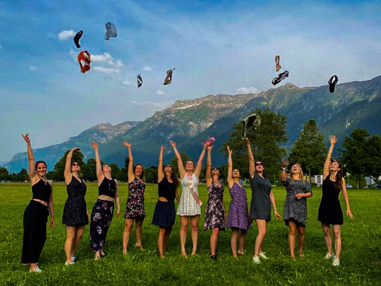 Polterchallenge "Hangover - Girls Edition" durch Luzern