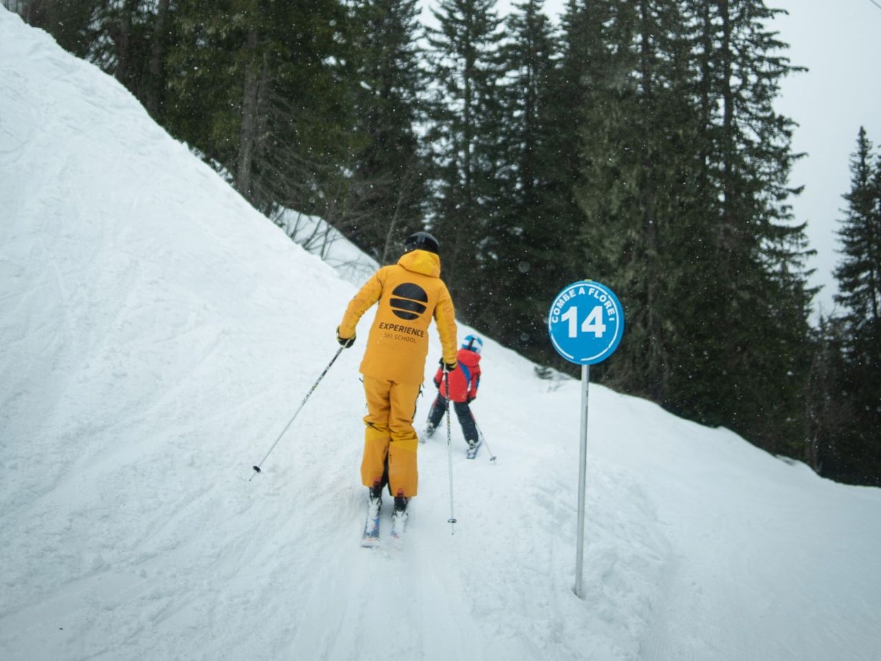 Private ski school for children up to 5 years old in Champéry
