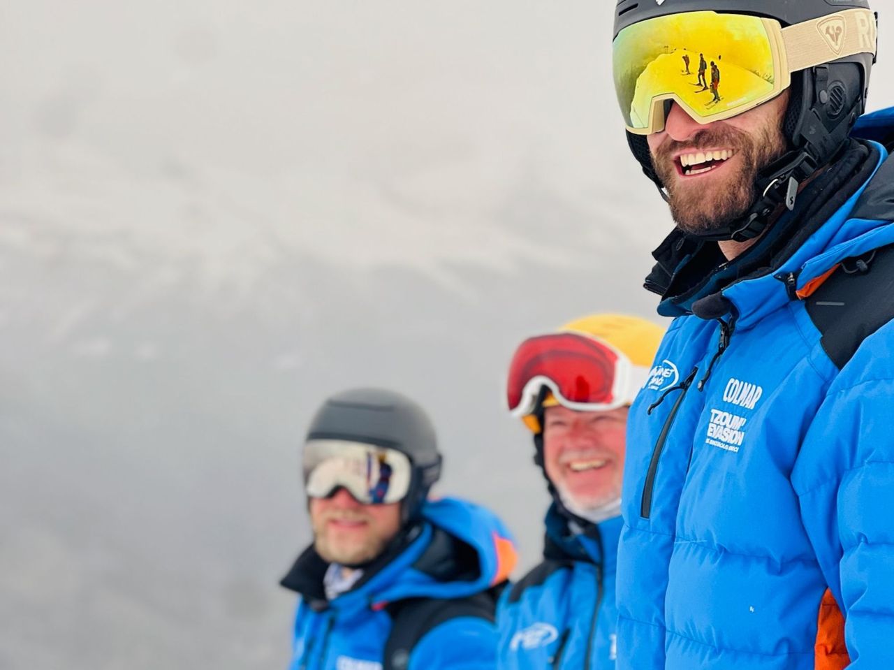Skischule Gruppe für Erwachsene in La Tzoumaz
