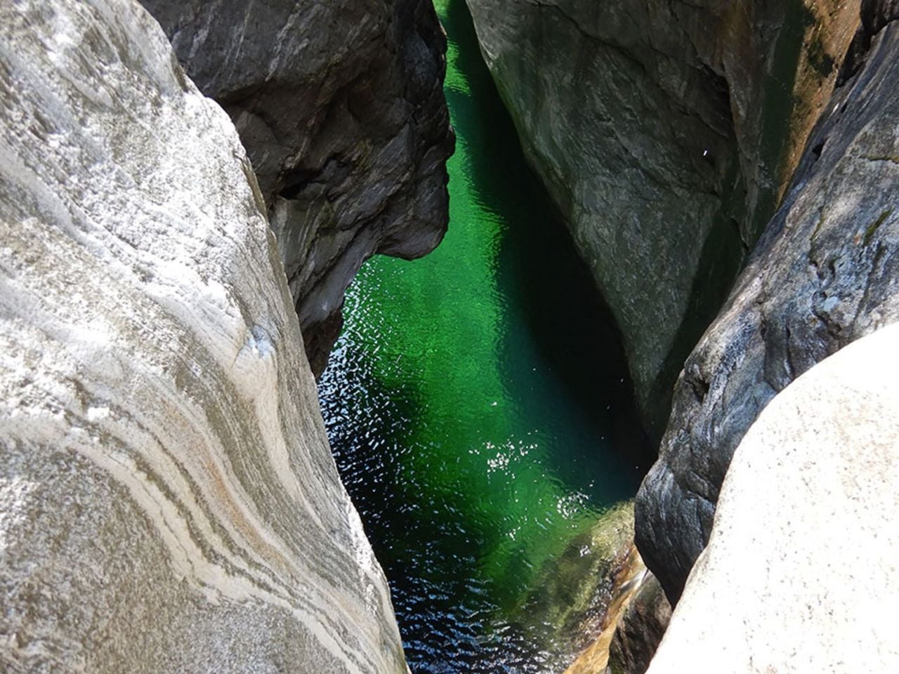 Giumaglio Canyoning pro für Fortgeschrittene ab Giumaglio