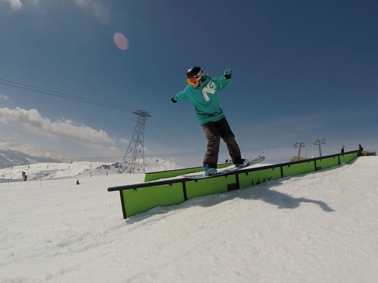 Private advanced snowboard lessons in Laax
