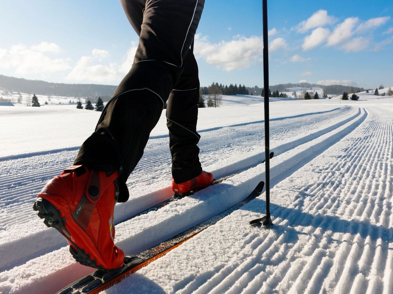 Private cross-country ski lessons in Verbier