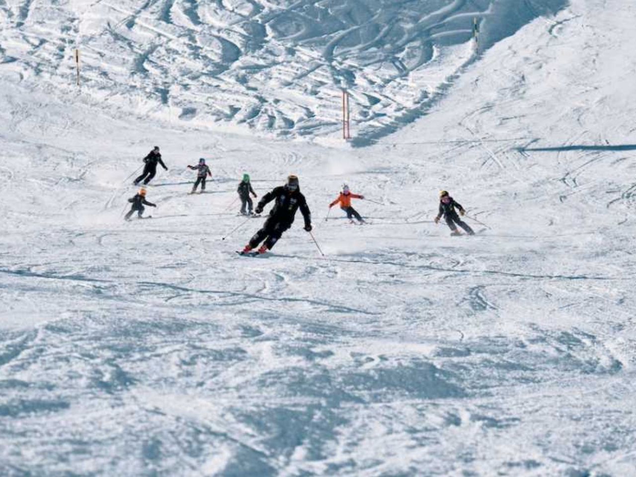 Skischule Corviglia für Kinder in St. Moritz