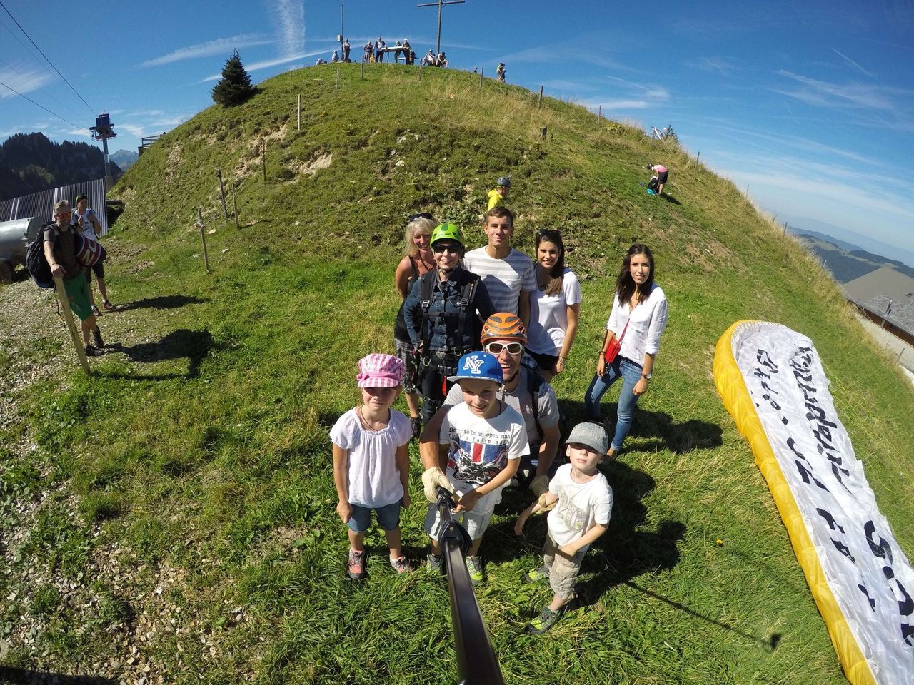 "Ikarus Traum" Gleitschirm Tandemflug in Gruyère