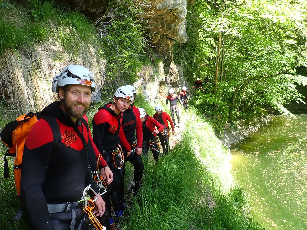 Canyoning in Fallenbach, Amden