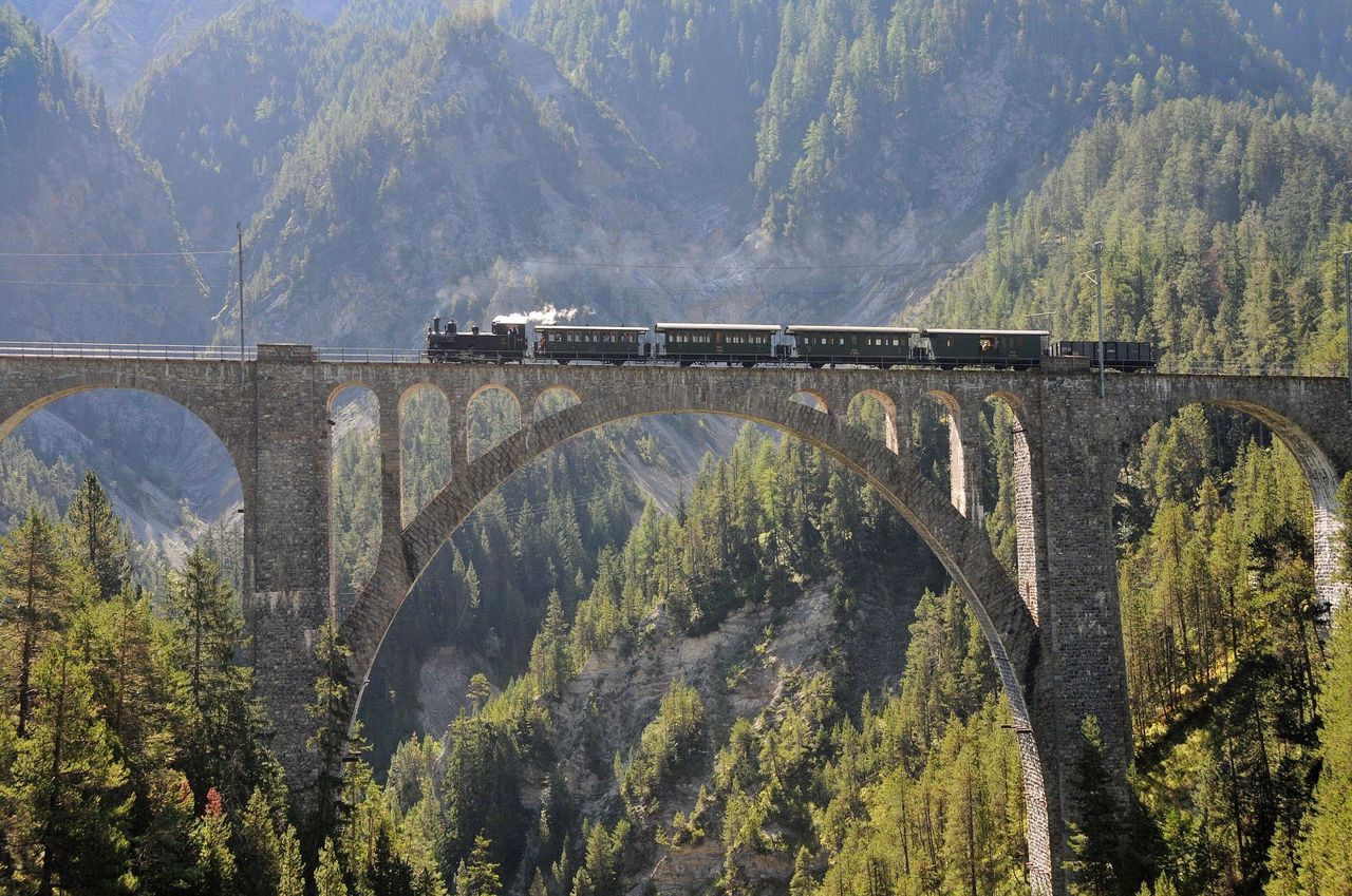 Davoser Dampf-Rundfahrt Rhätische Bahn Ticket ab Landquart