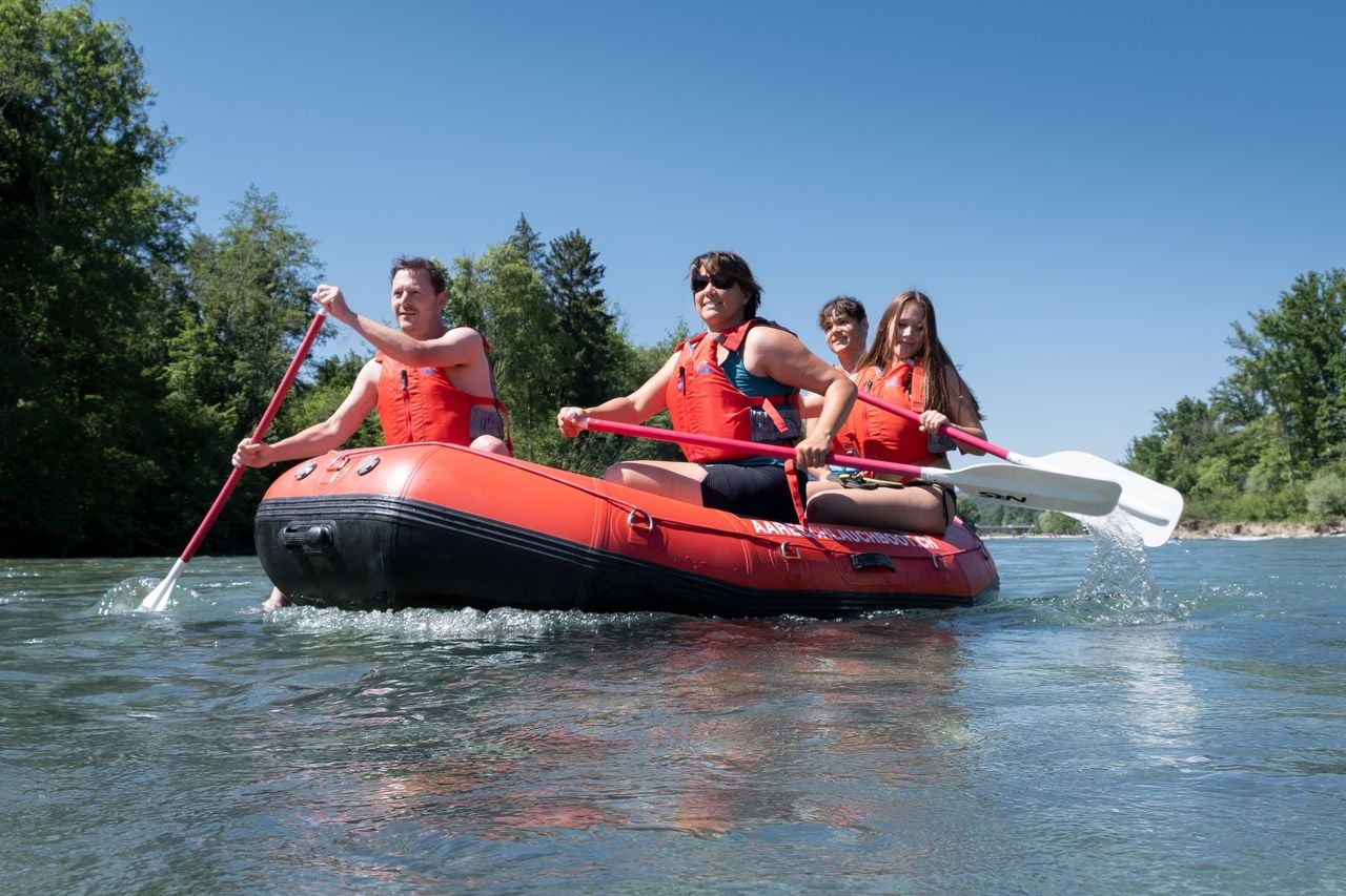 Aareböötle für 2-4 Personen: Schlauchboot mieten