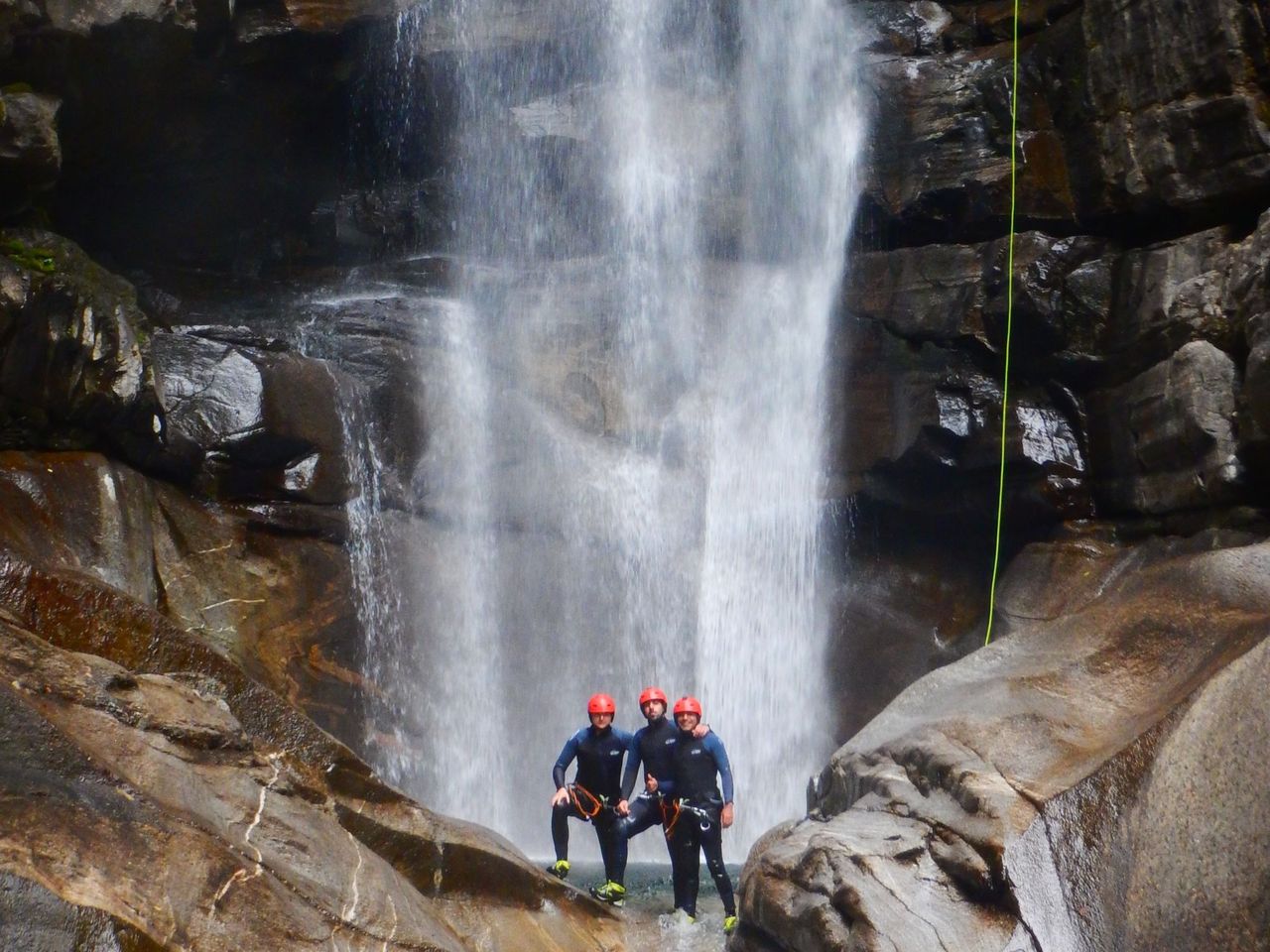 Iragna Schlucht Canyoning Plus für Sportliche ganzer Tag