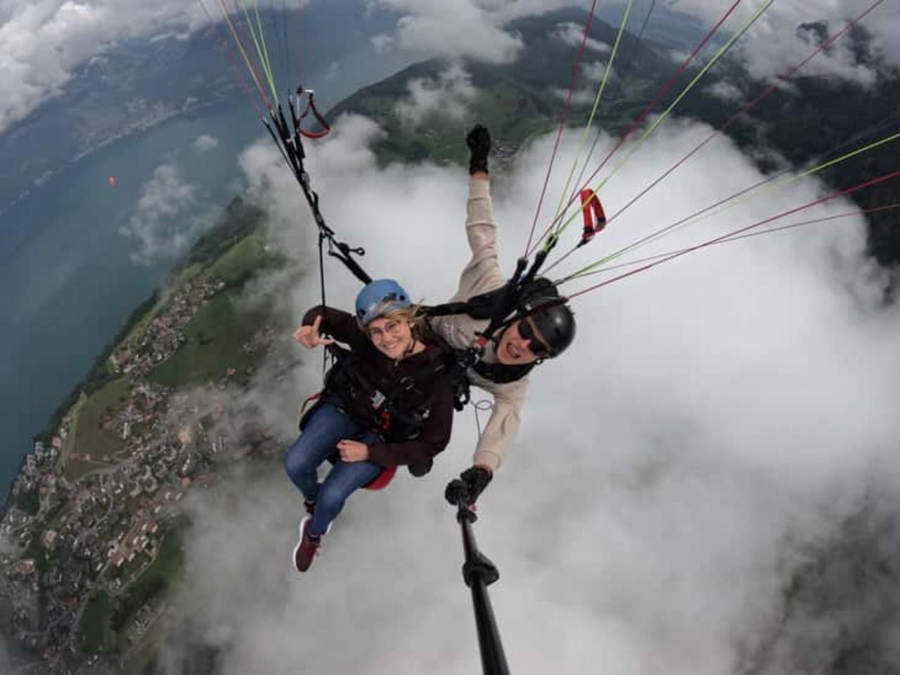 Gleitschirmflug vom Niesen ab Spiez