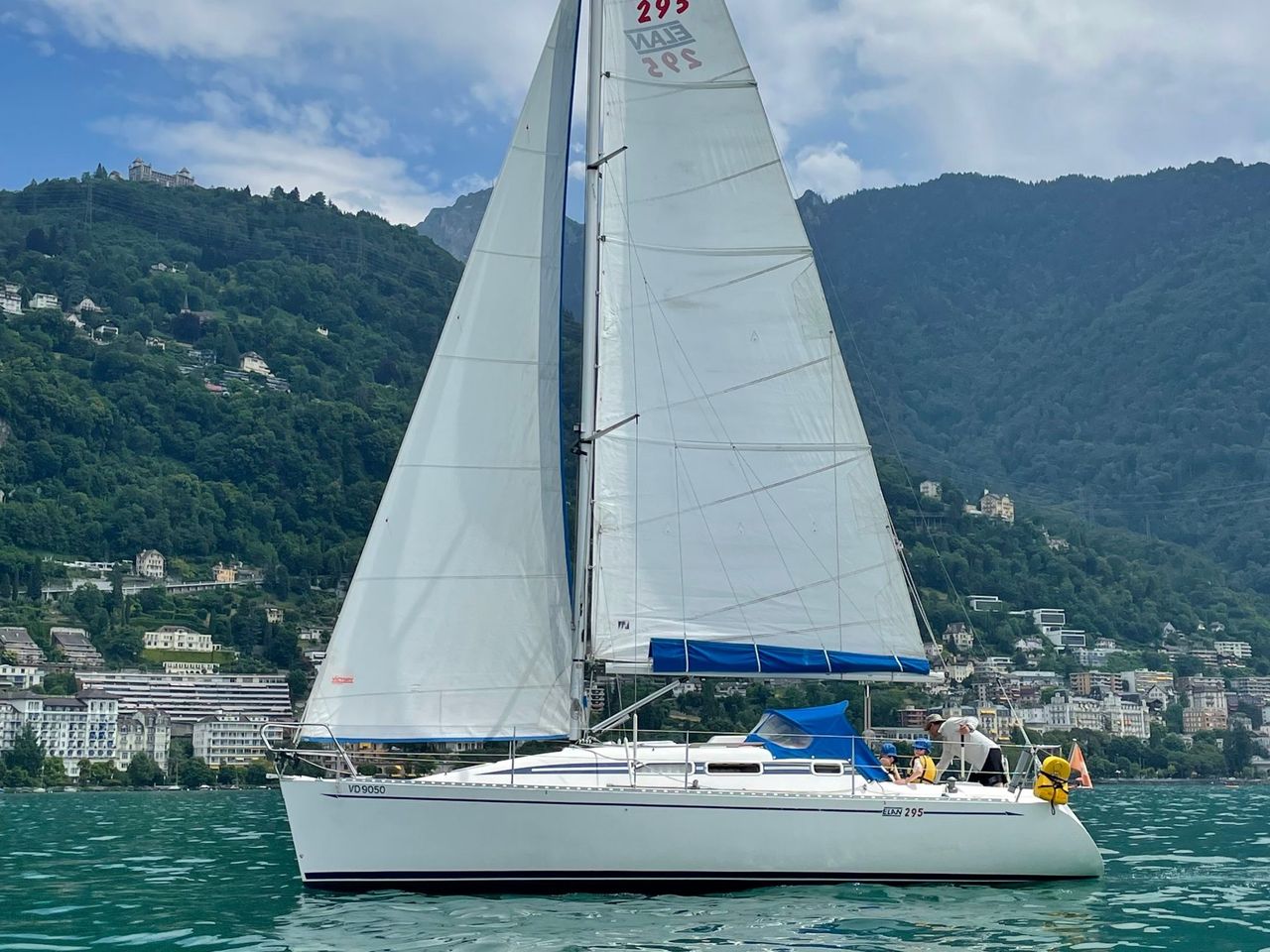 Segeltour Genfersee halber Tag geführt ab Morges