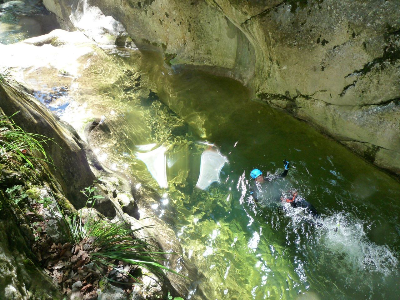 Hongrin Canyoning für Anfänger und Fortgeschrittene