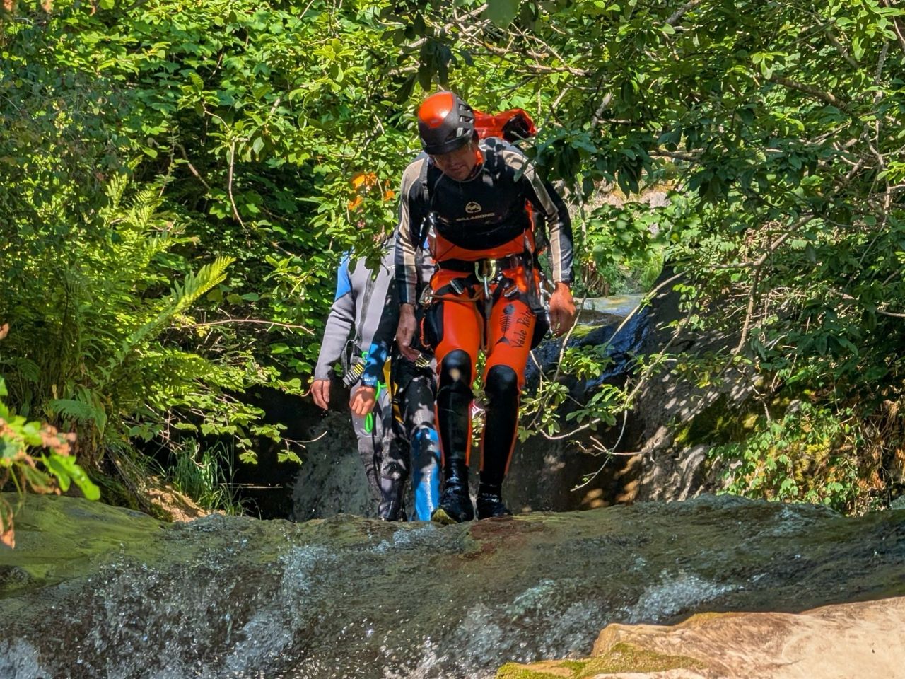 "Roc Coupé" canyoning for advanced levels in Champéry and the Dents du Midi