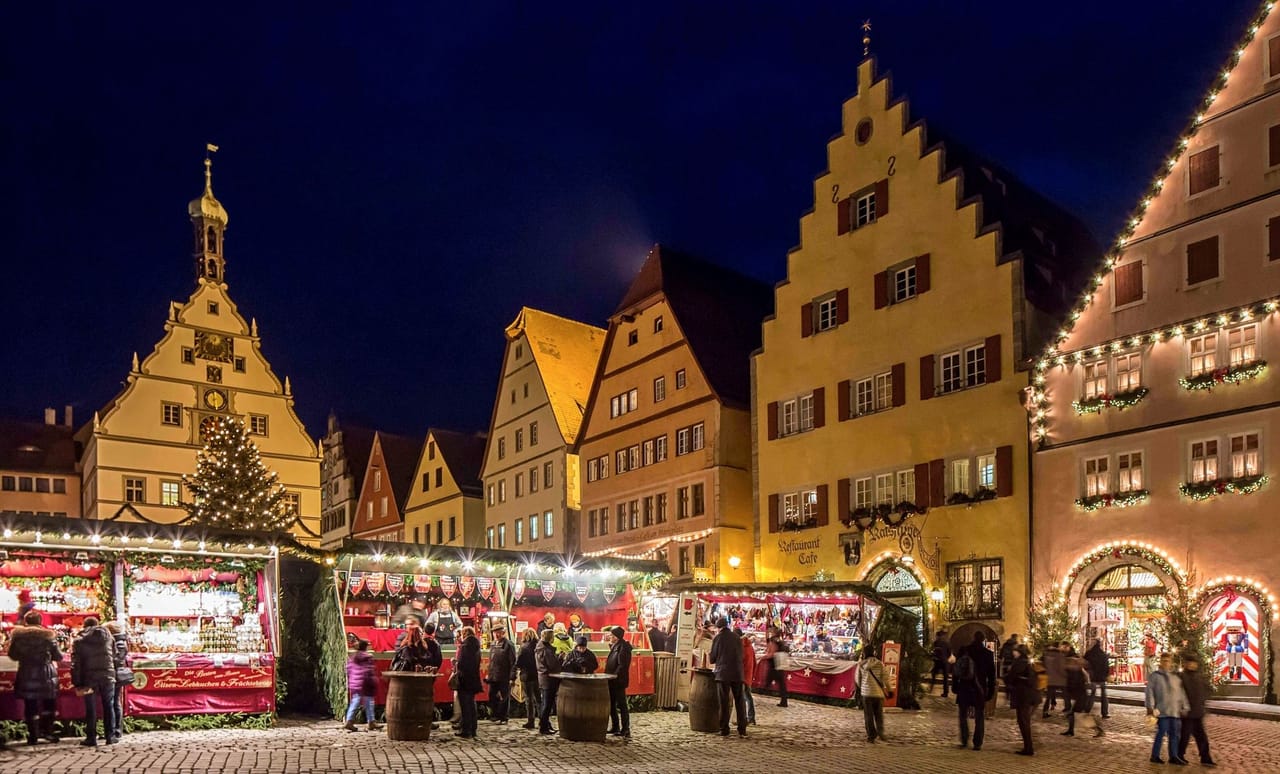 Christmas Market in Rothenburg ob der Tauber: Coach trip with hotel
