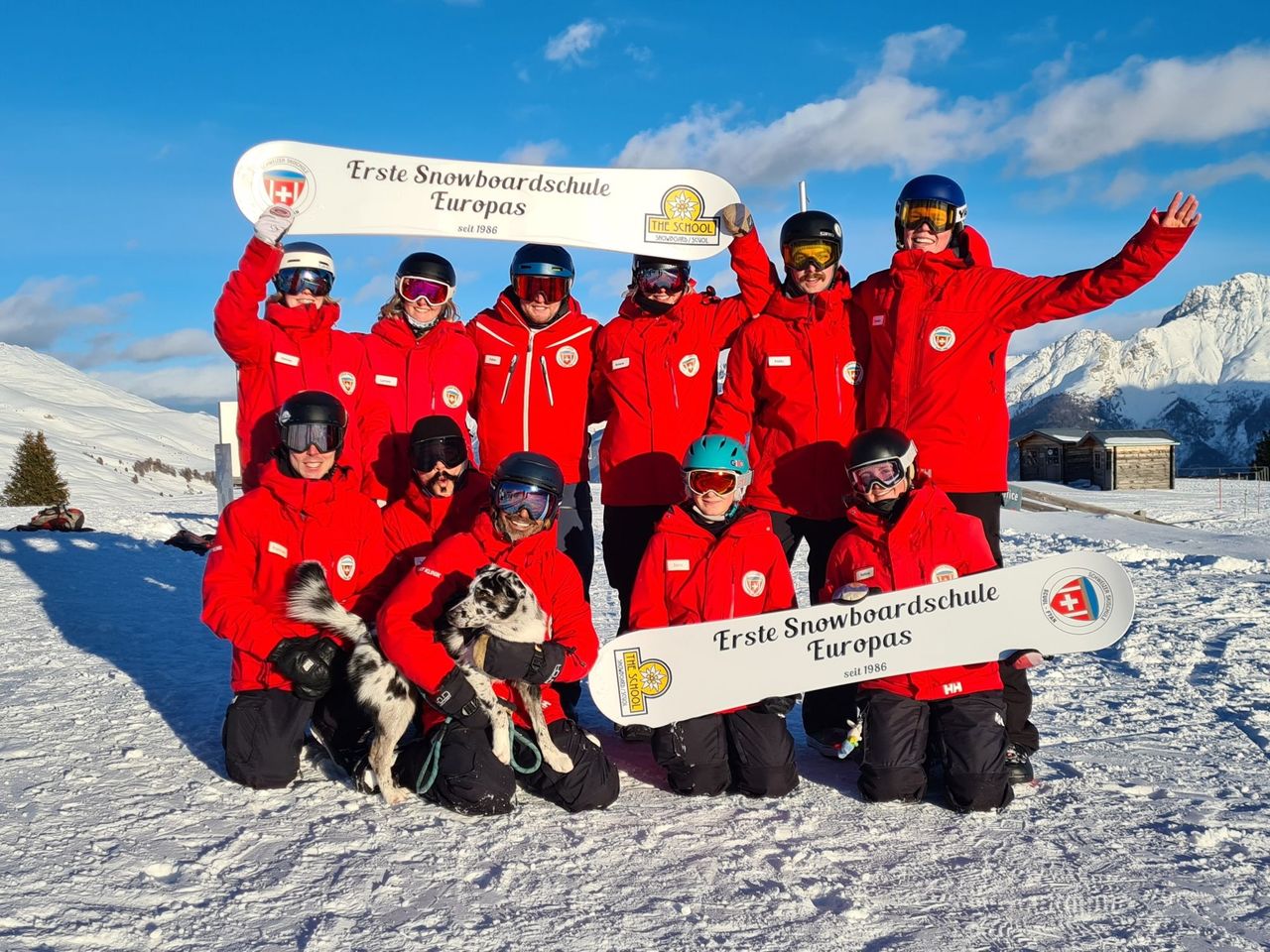 Snowboard lessons for children and adults in Scuol