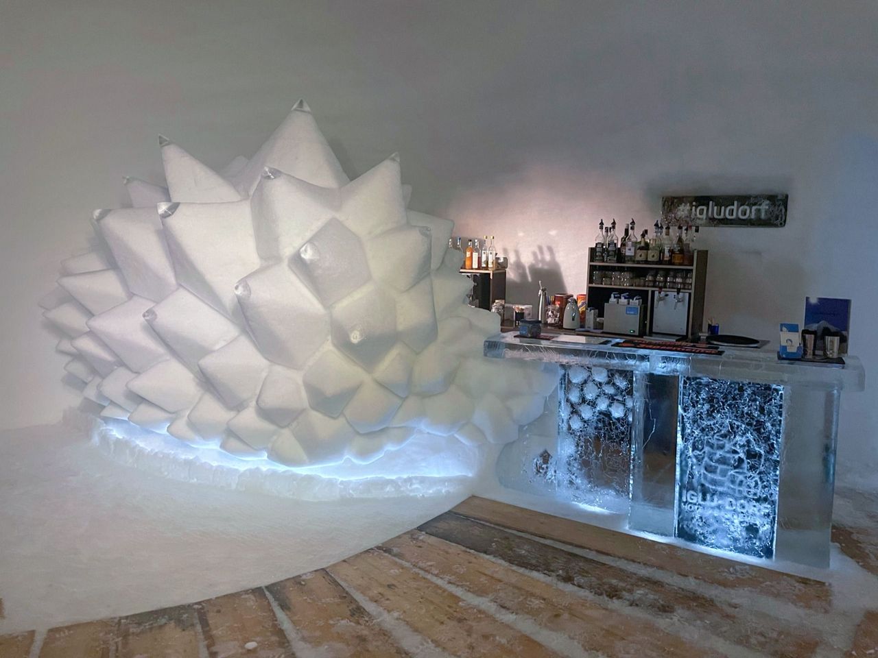 Overnight stay in the Romance Igloo in Davos