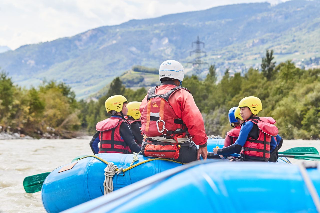 Easy rafting on the Aare from Thun to Bern