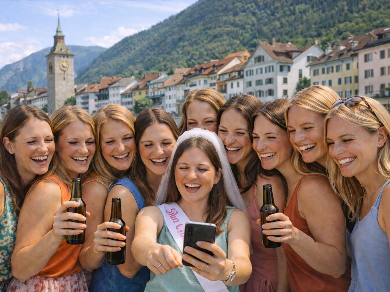 Polterchallenge "Hangover - Girls Edition" durch Chur