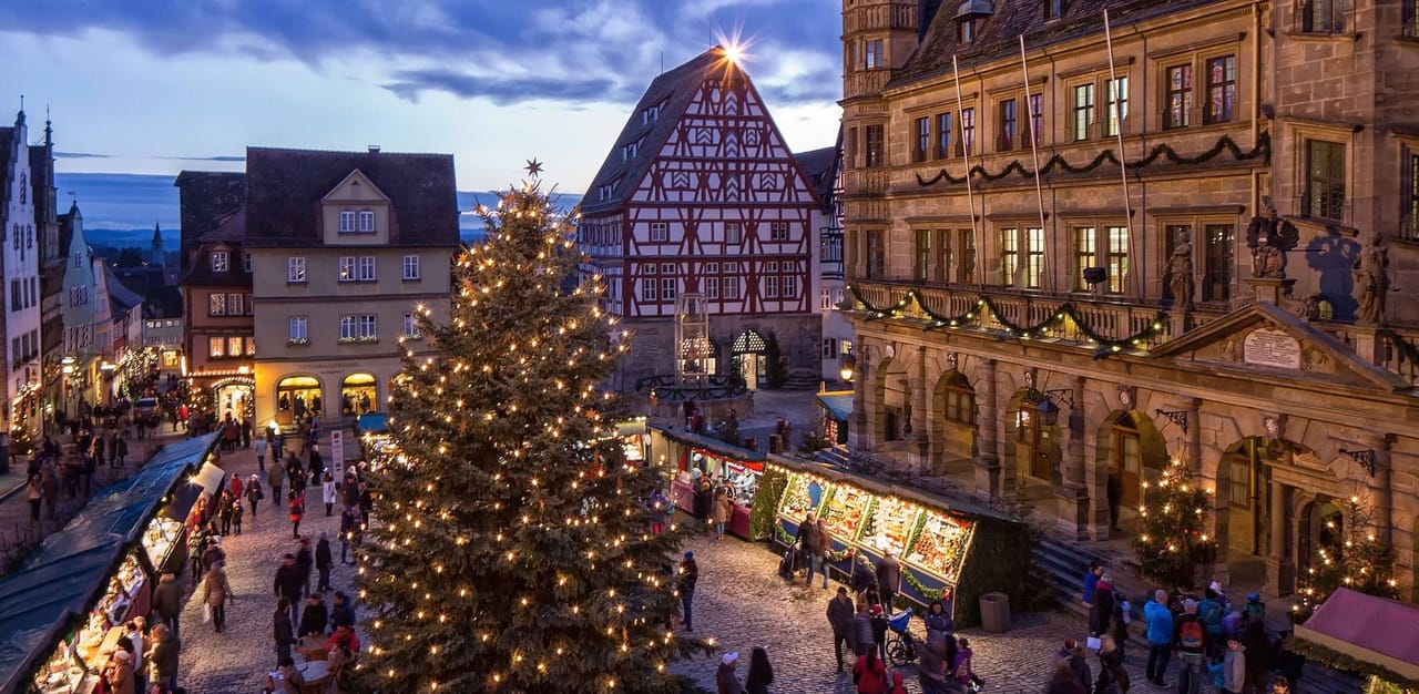 Christmas Market in Rothenburg ob der Tauber: Coach trip with hotel