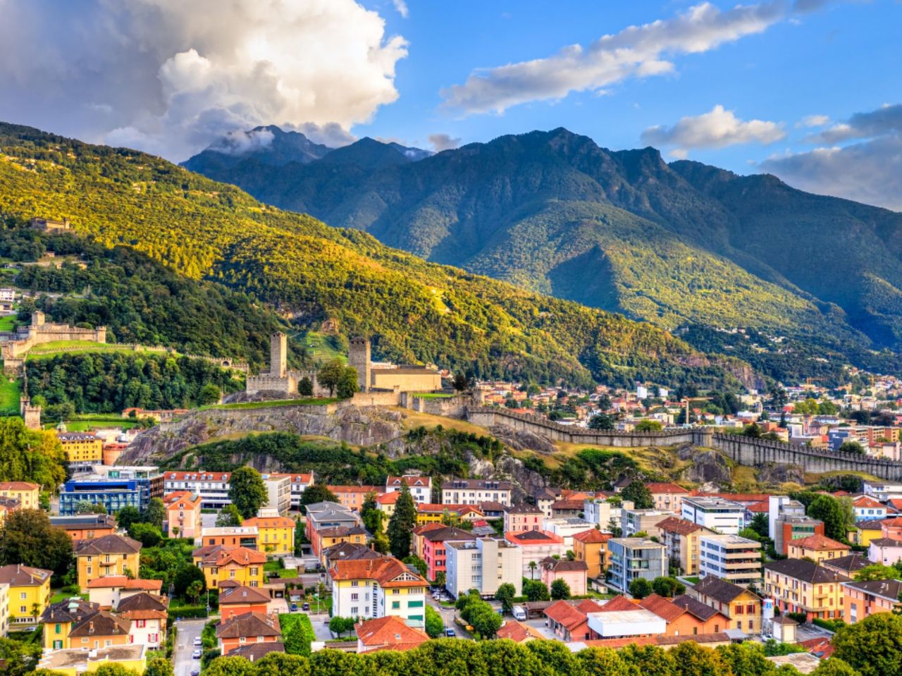 Ab Como (Italien): Privater Tagesausflug Bellinzona Markt und Burgen