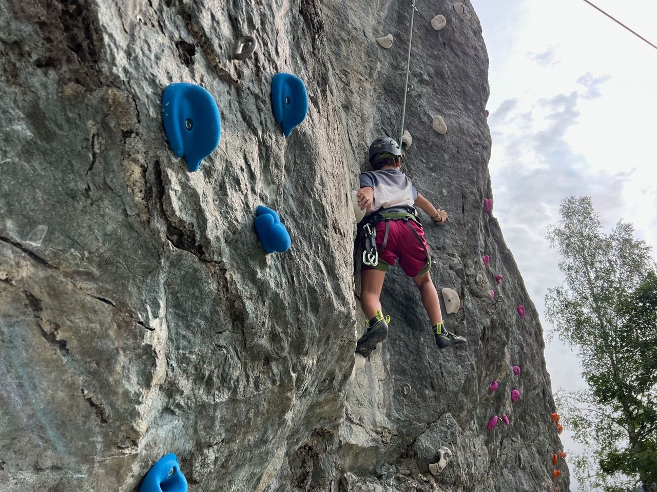 Kletterspass Igniu für Anfänger in Surrein