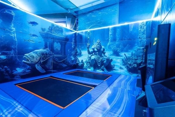 Entrance to Super Kids Arena at Fun World Lucerne