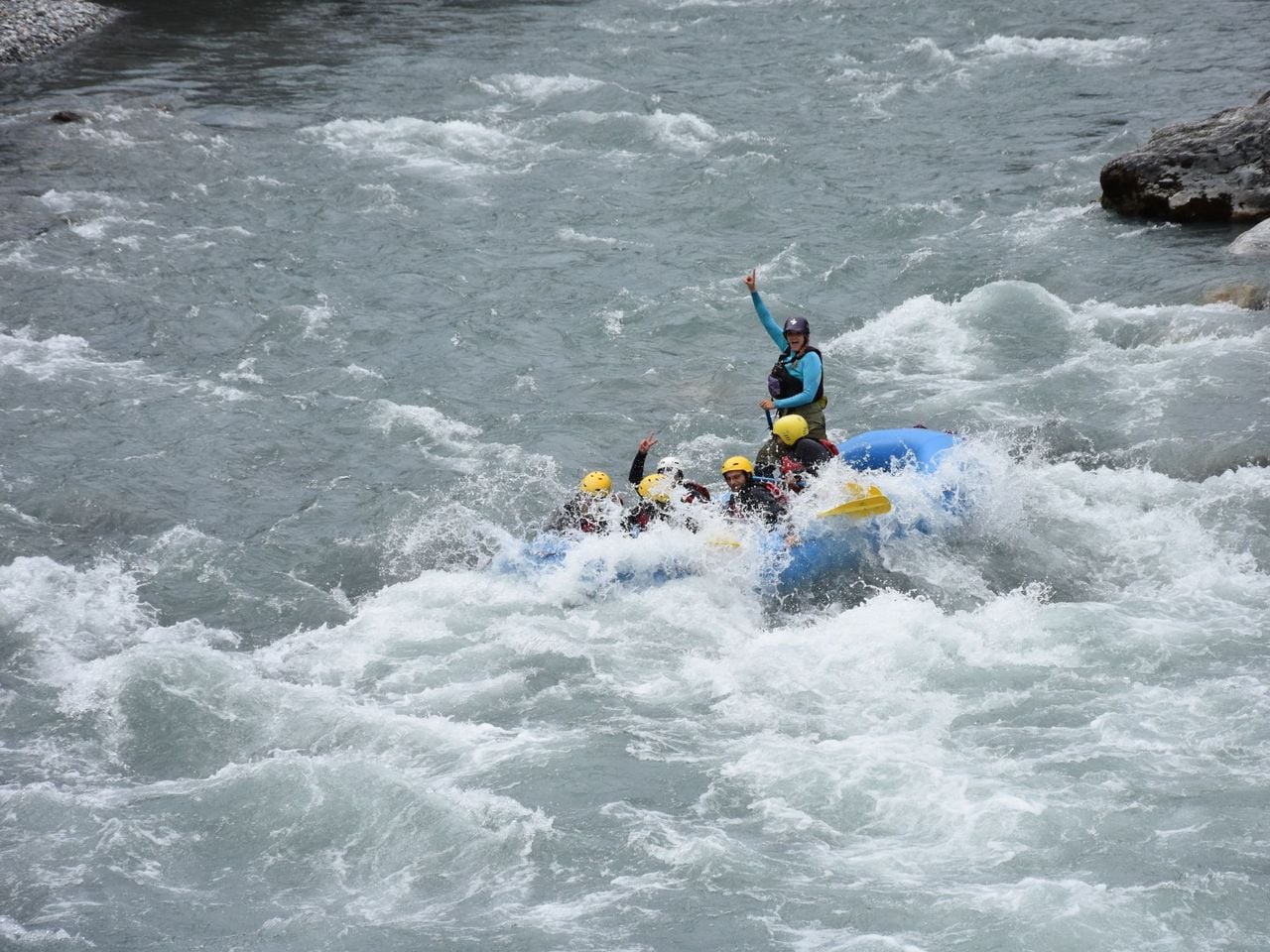 Rafting halber Tag Vorderrhein ab Ilanz