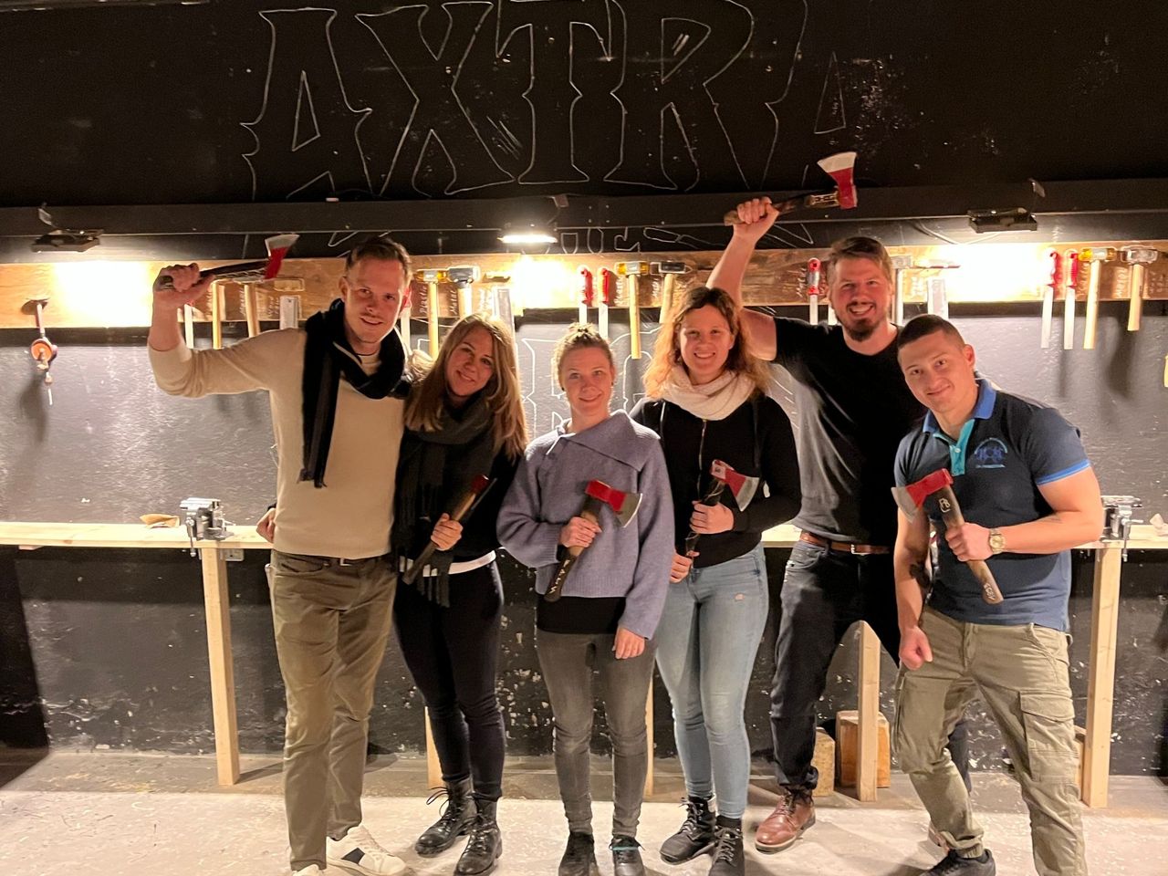 "Whistlepunk" Axtwerfen in Zürich