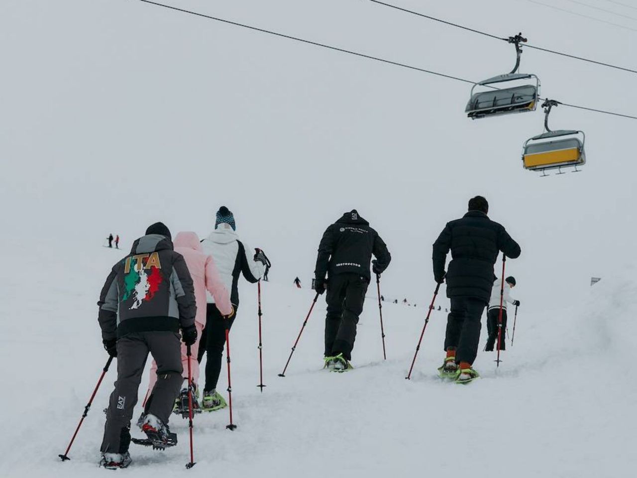 Geführte Schneeschuhwanderung im Engadin