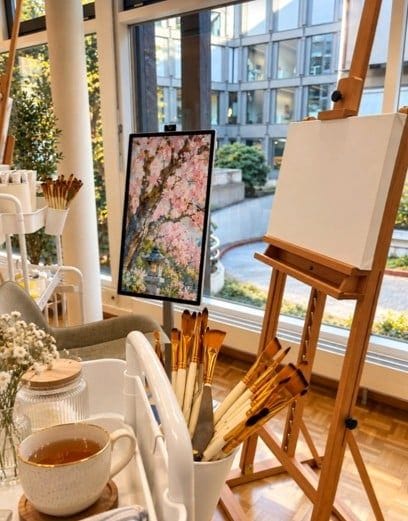 Sessione di pittura con un soggetto personalizzato a Zurigo