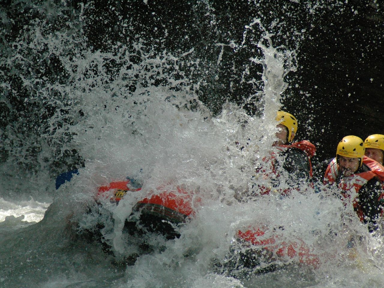 Wildwasser Rafting Giarsun Schlucht auf dem Inn für Fortgeschrittene