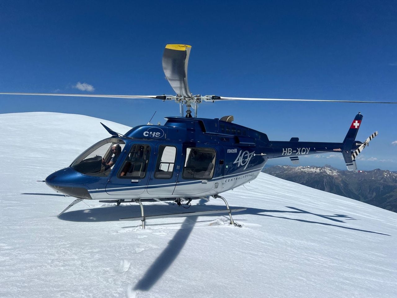 Steingletscherflug im Helikopter mit Gletscherlandung ab Buttwil