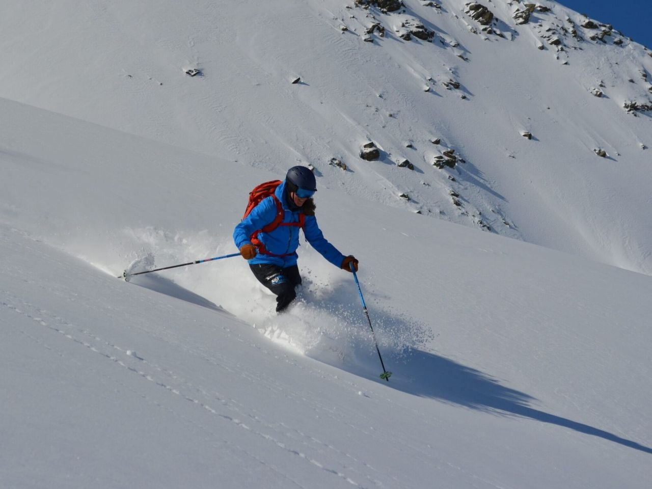 Freeride ski safari from Klosters to Andermatt