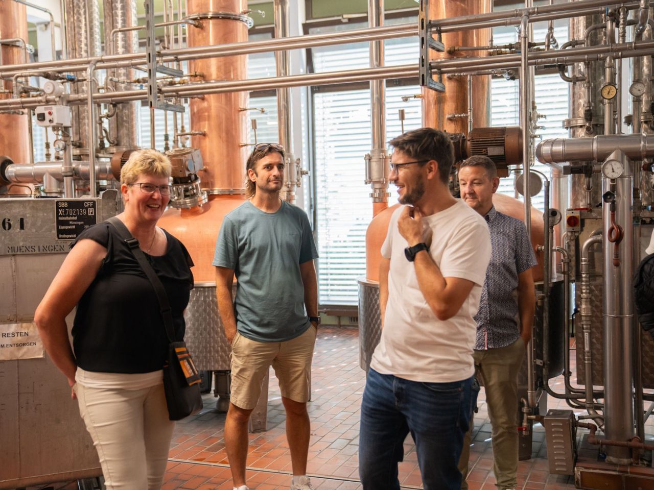 Rundgang Destillerie "Gin" in Willisau