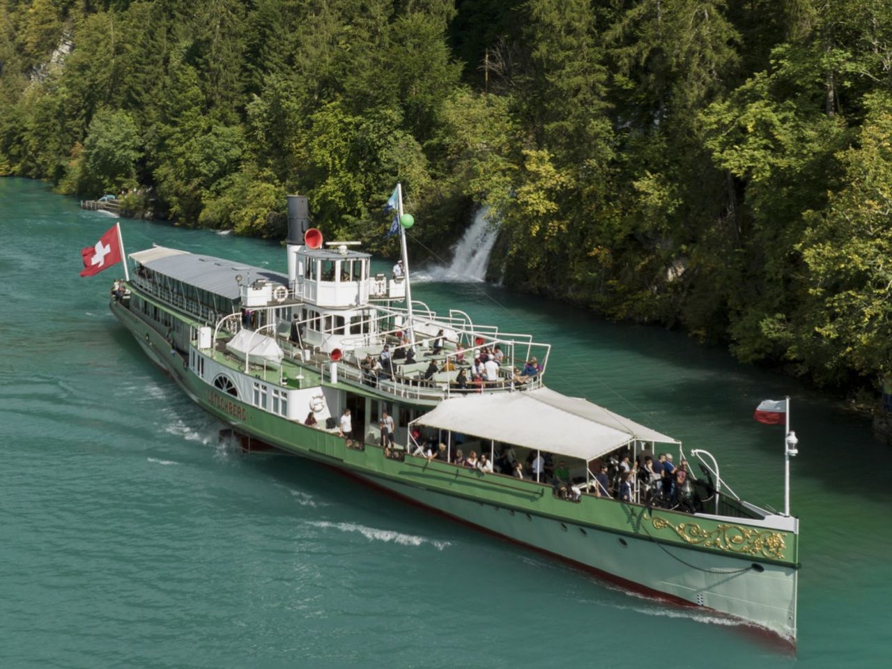 Interlaken Ost - Giessbachfälle Schiffsticket Brienzersee
