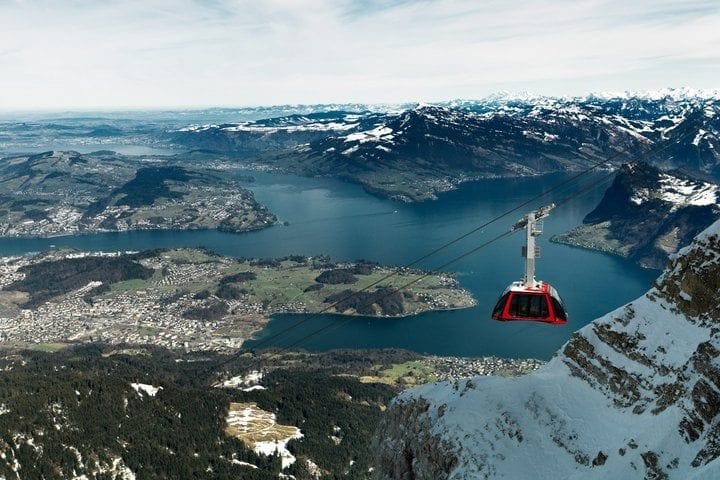 Da Lucerna: tour pomeridiano del Pilatus in piccolo gruppo con Giro d’argento