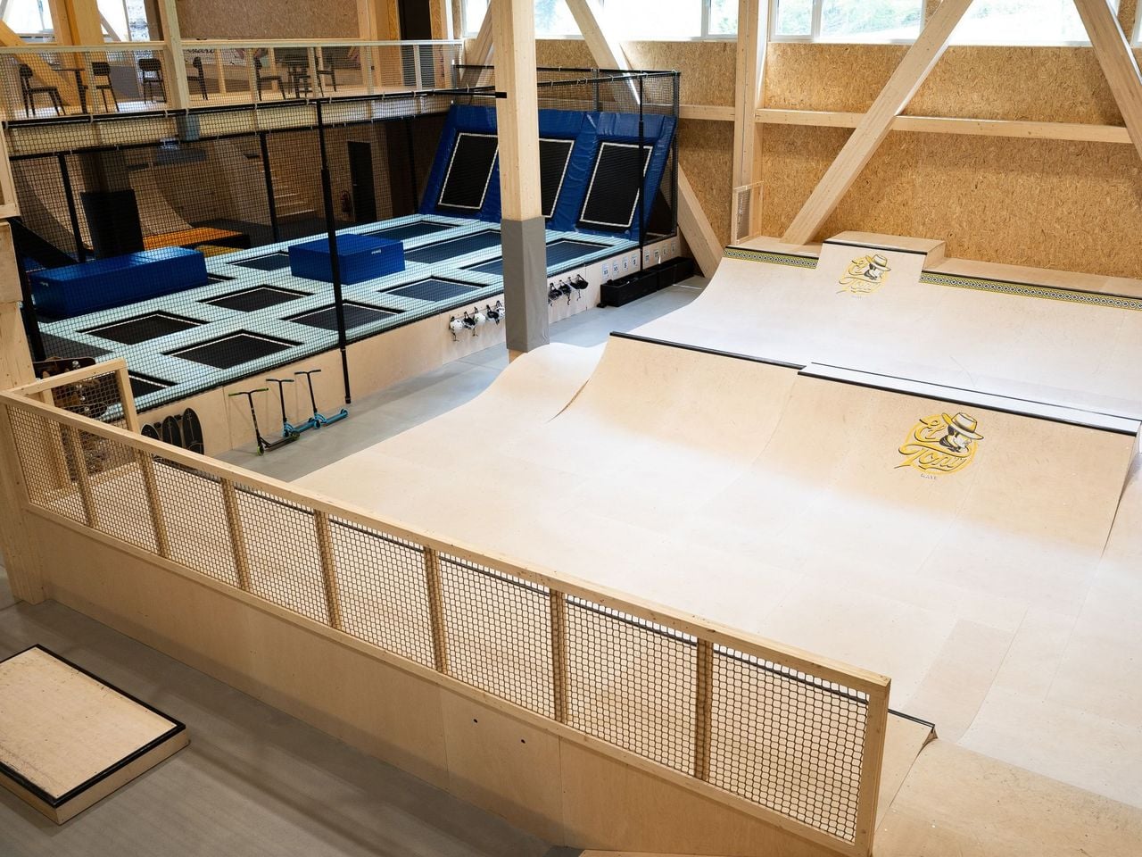 Trampoline and Skate Park in Wilderswil