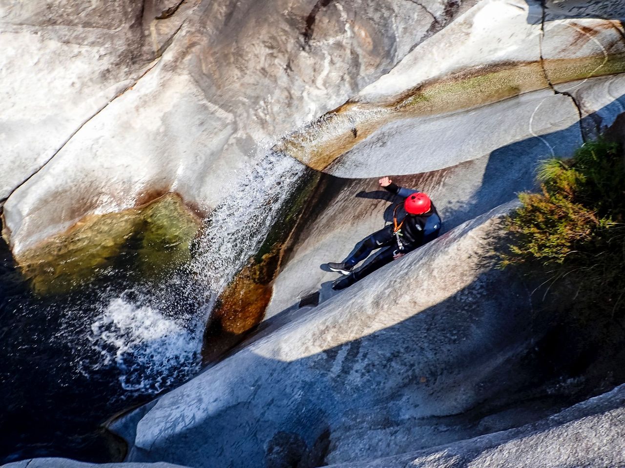 Boggera Canyoning Valle di Cresciano halber Tag