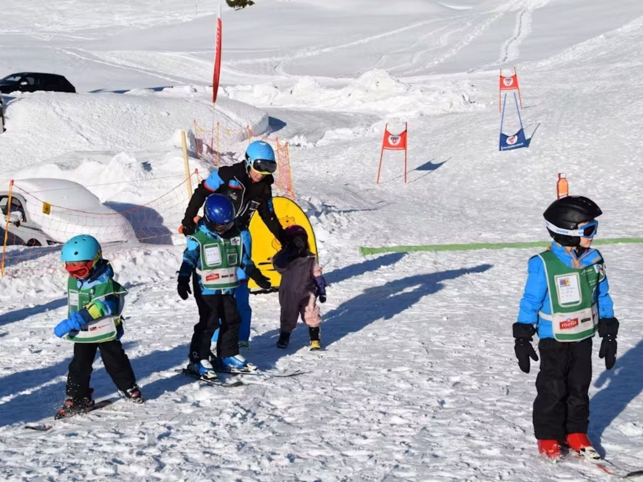 Ski school group for children aged 4 to 6 in Arosa