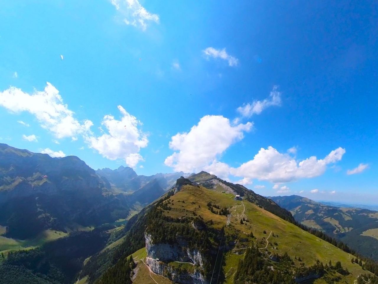 Thermikflug Gleitschirm 60 min im Alpstein