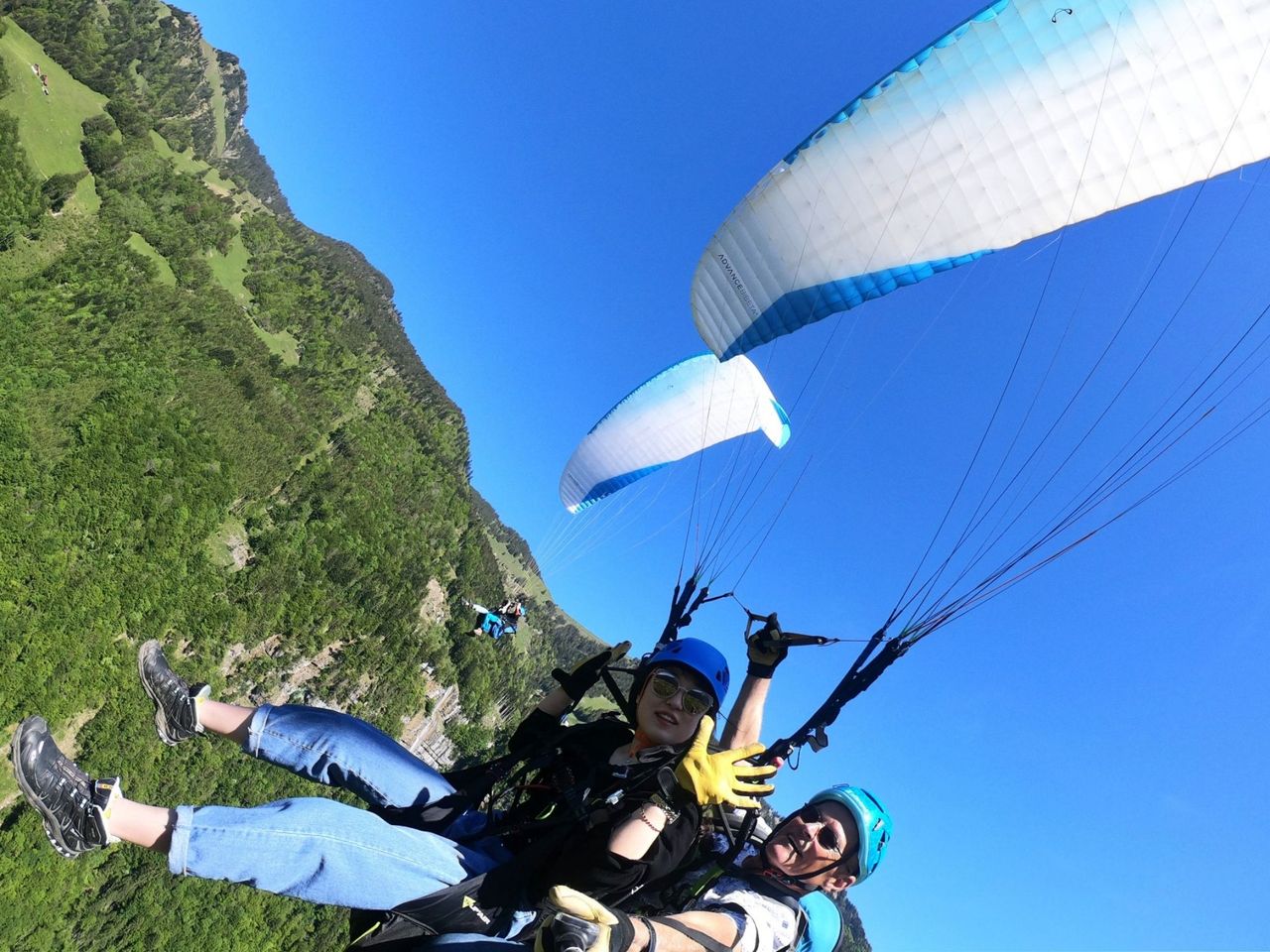 Gleitschirmflug ab Büelen ins Engelbergertal
