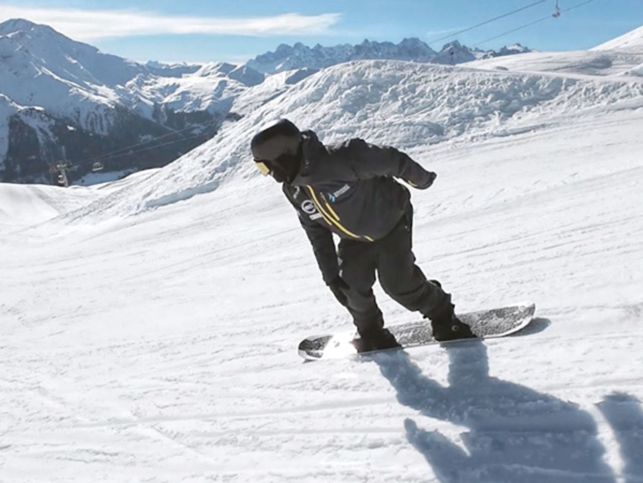 Privater Snowboard Unterricht in Crans Montana