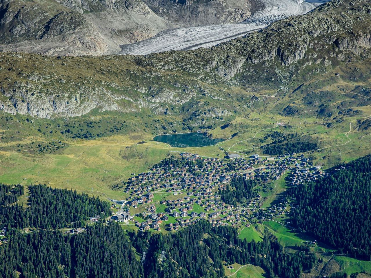 Ticket Bettmeralp mit View Point Bettmerhorn ab Bettmeralp Talstation (Grengiols) retour