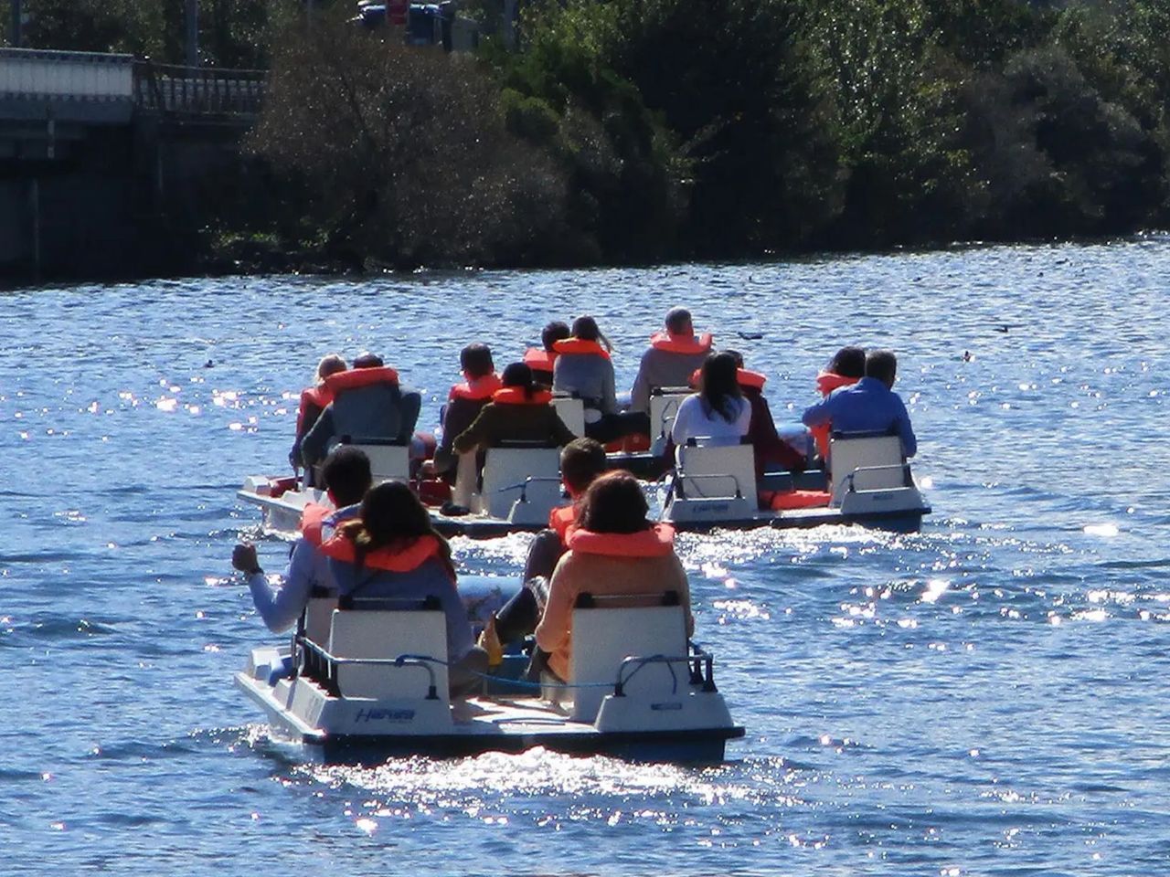 Pedalo-Rennen Teamevent auf dem Zürichsee