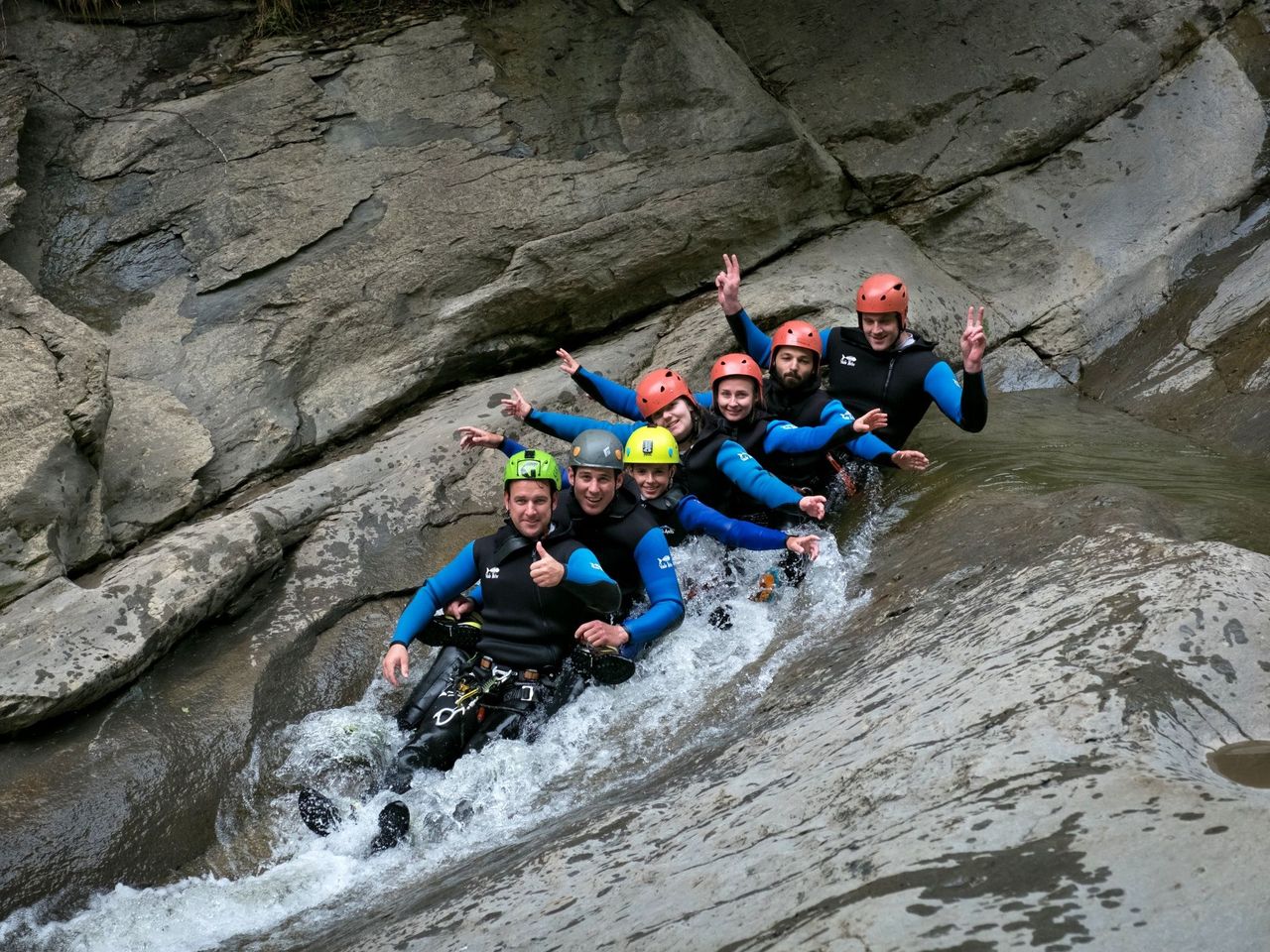 Canyoning Action Chli Schliere ab Alpnach