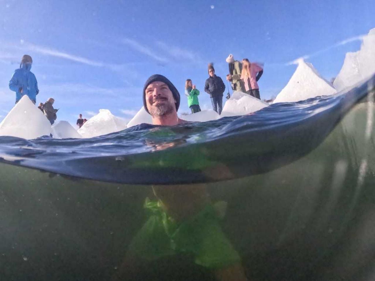 Eisbaden und Eislochbohren Workshop