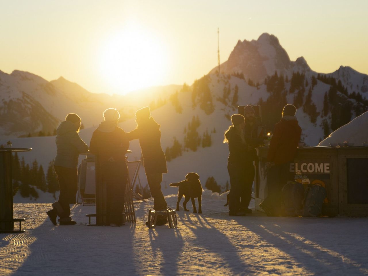 Fondue Deluxe in the Igloo Village in Gstaad