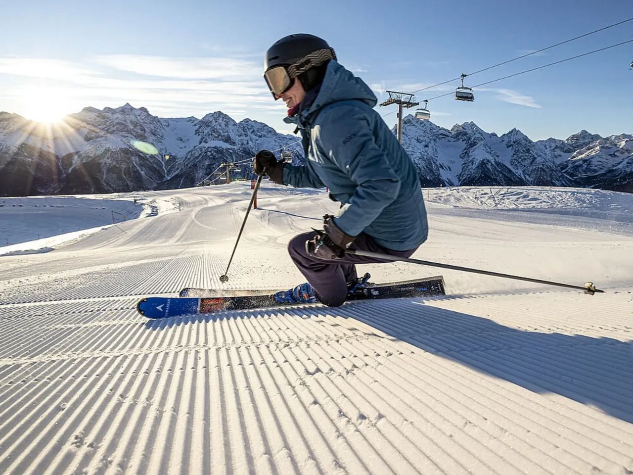 Skischule Erwachsene Anfänger in Scuol