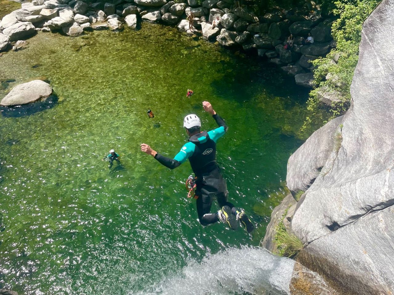 Helikopter Canyoning in der Nala Schlucht