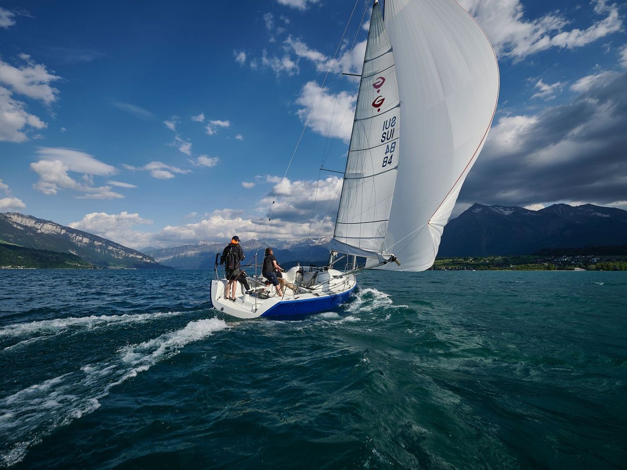 Segeln auf dem Thunersee