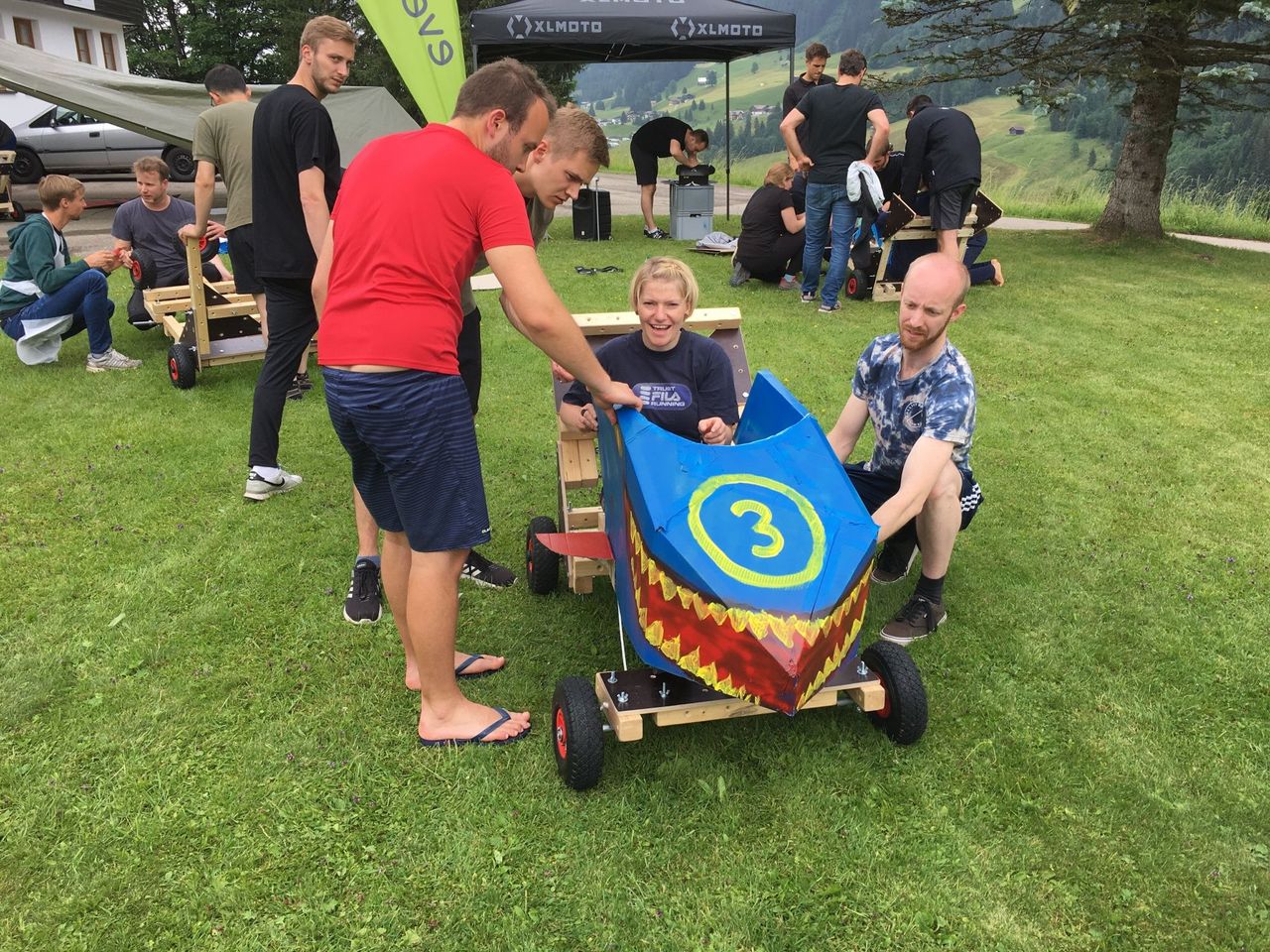 Seifenkisten Challenge für Teamevent ganze Schweiz